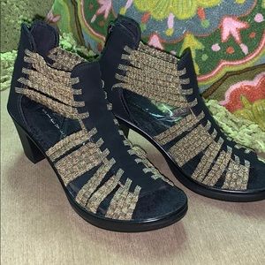 STEVEN by Steve Madden Metallic Straps Sandals